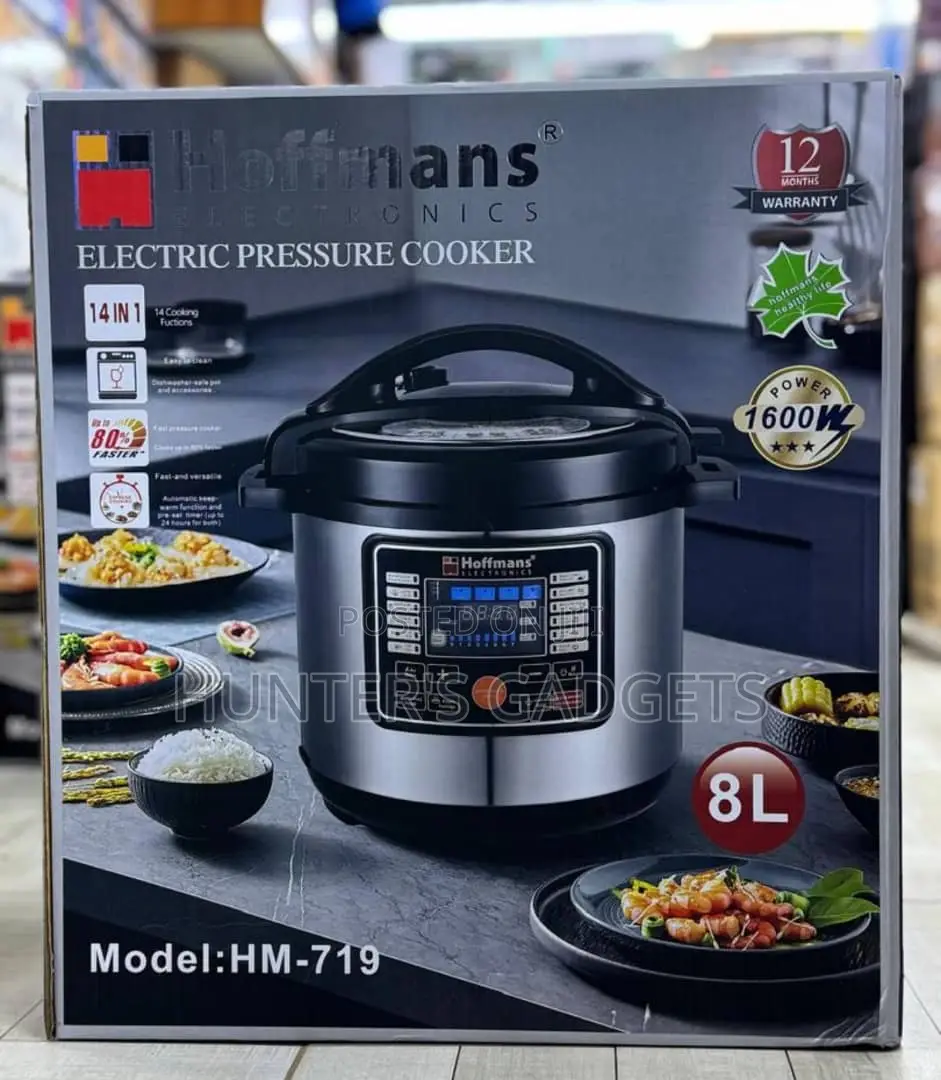 Hoffmans Pressure Cooker 8 Liters Brand New