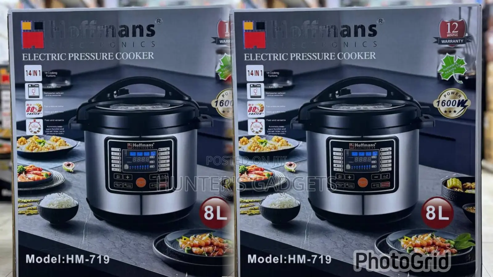 Hoffmans Pressure Cooker 8 Liters Brand New