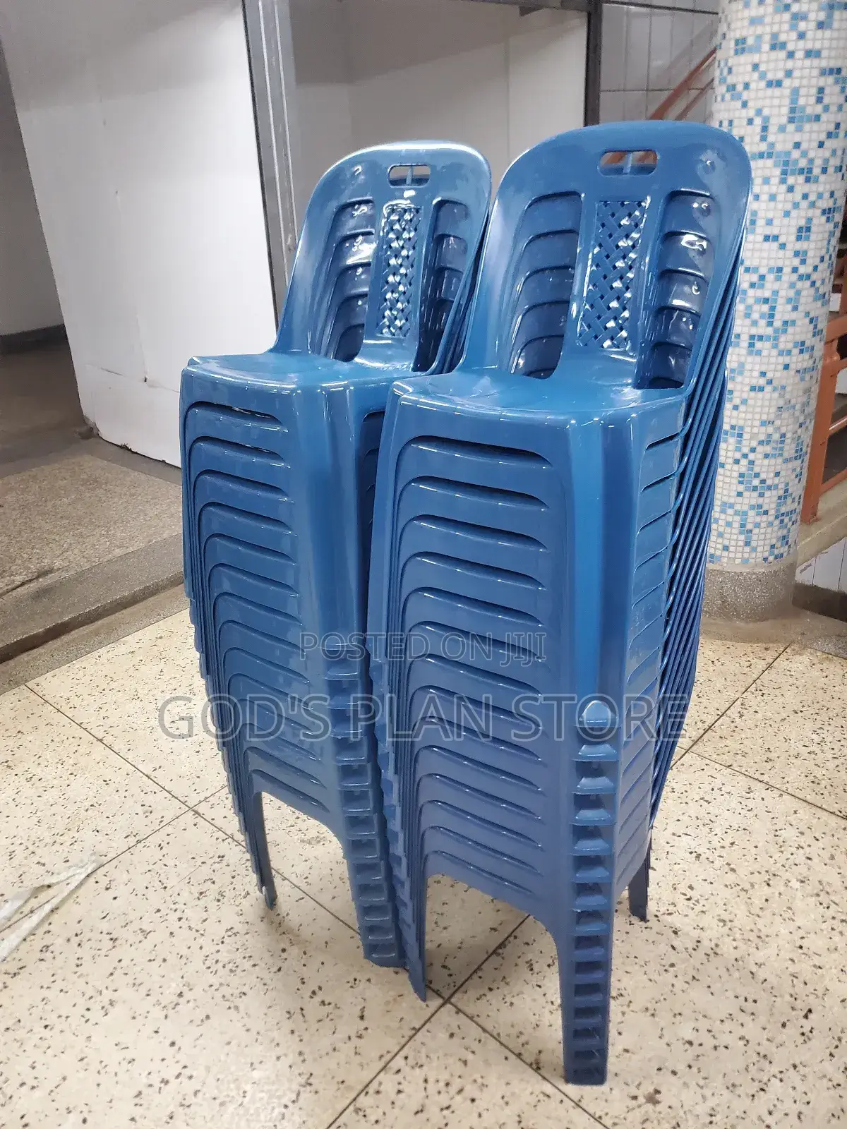 World Industries Armless Plastic Chairs Plastic Chairs