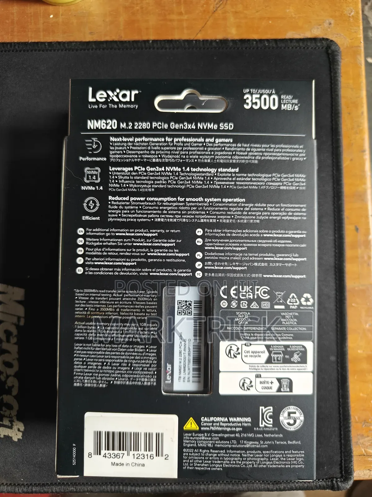 Lexar 1tb SSD