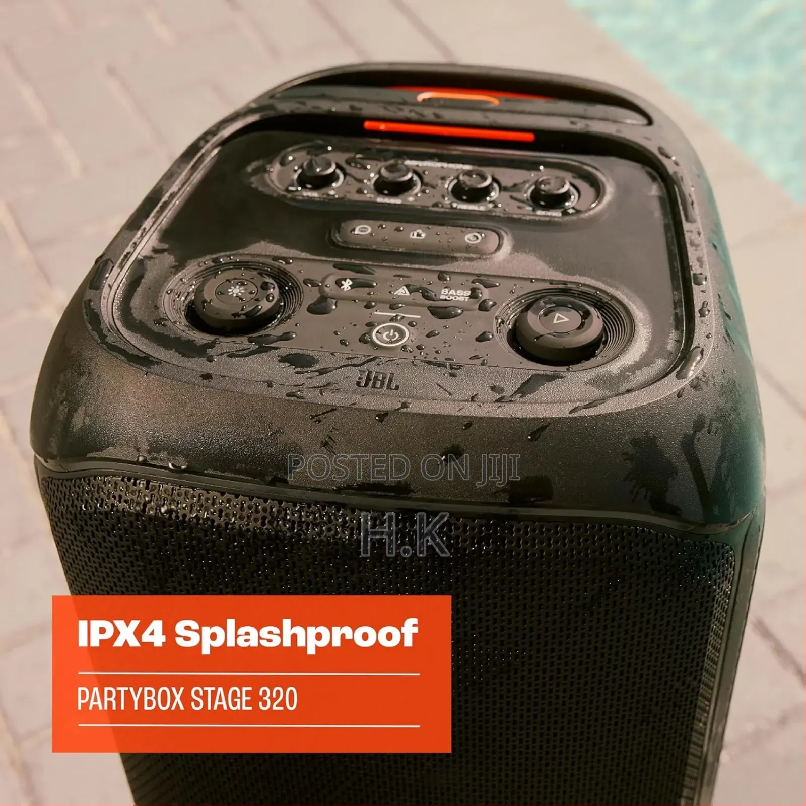 JBL Partybox Stage 320 Portable Party Speaker.