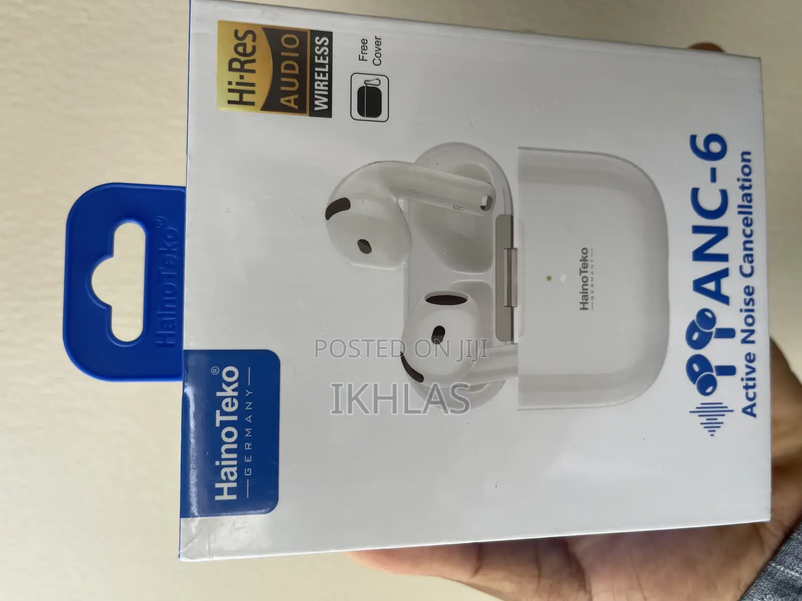 Hainoteko Anc-6 Bluetooth Earphones With Anc and Smart Touch Controls