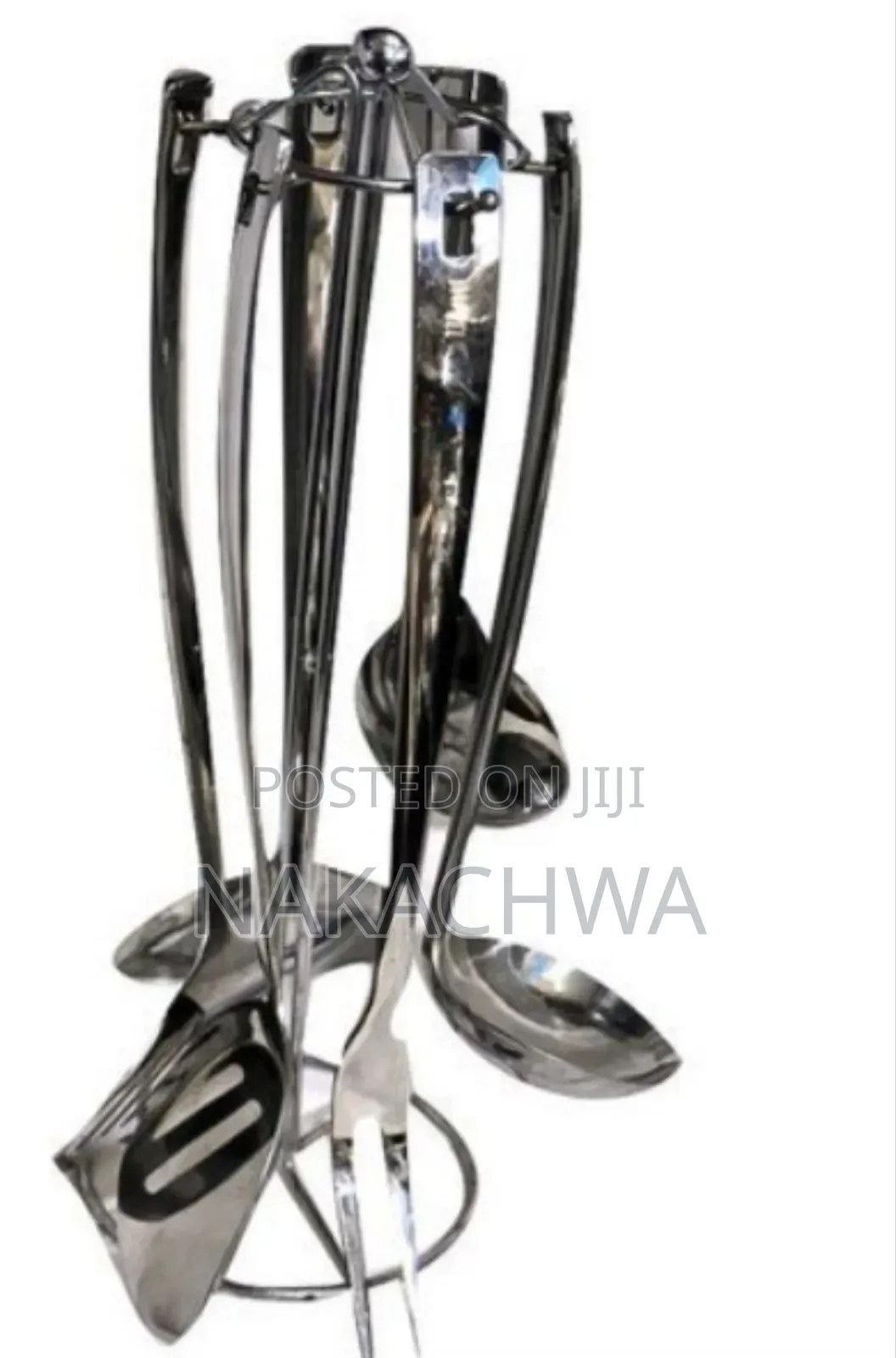 Long Dinner Serving Utensils Spoon With Stand