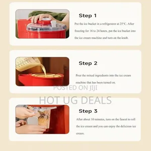 Raf Electric Automatic Ice Cream Machine - Cream