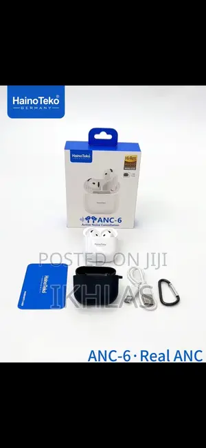 Hainoteko Anc-6 Bluetooth Earphones With Anc and Smart Touch Controls