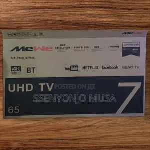 Mewe 65" Uhd Smart Tv Mt-F65ht2fb4k