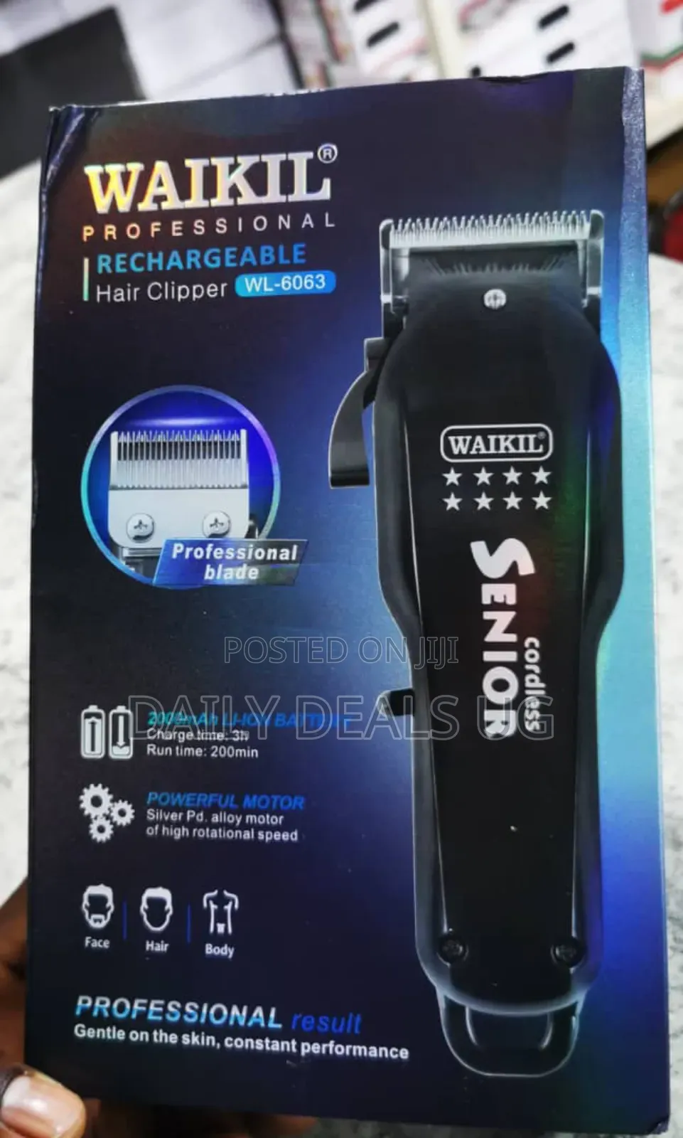Waikil Professional Rechargeable Hair Clipper