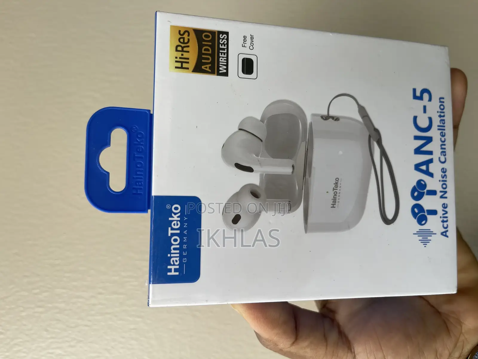 Hainoteko Anc-5 Bluetooth Earphone W Touch Control Hd Clear Microphone