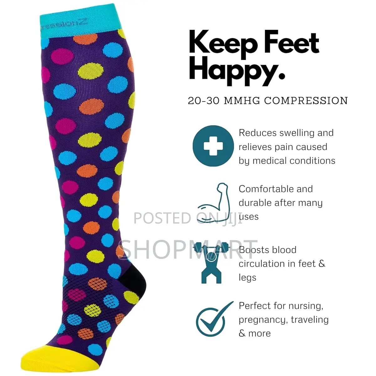 Medical Compression Socks With Colours