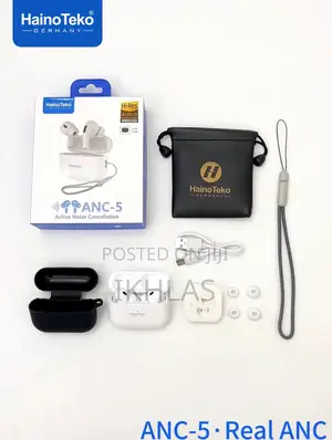 Hainoteko Anc-5 Bluetooth Earphone W Touch Control Hd Clear Microphone