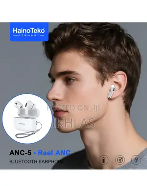 Hainoteko Anc-5 Bluetooth Earphone W Touch Control Hd Clear Microphone