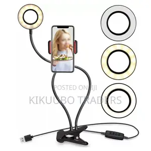 Clip on Selfie Ring Light With Phone Holder