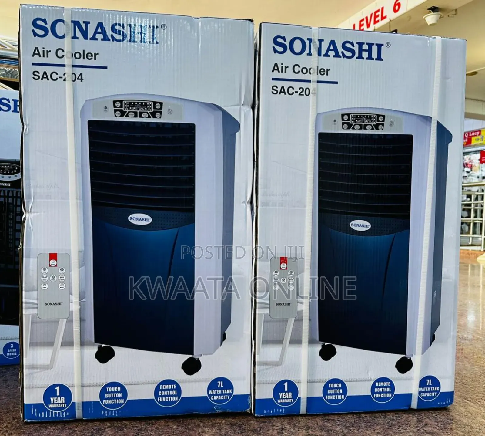 Sonashi Air Cooler With Remote Control Sac-204