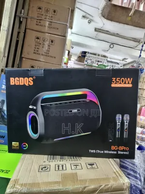 BGDQS Bg-8pro Portable Karaoke Wireless Speaker With RGB Lighting