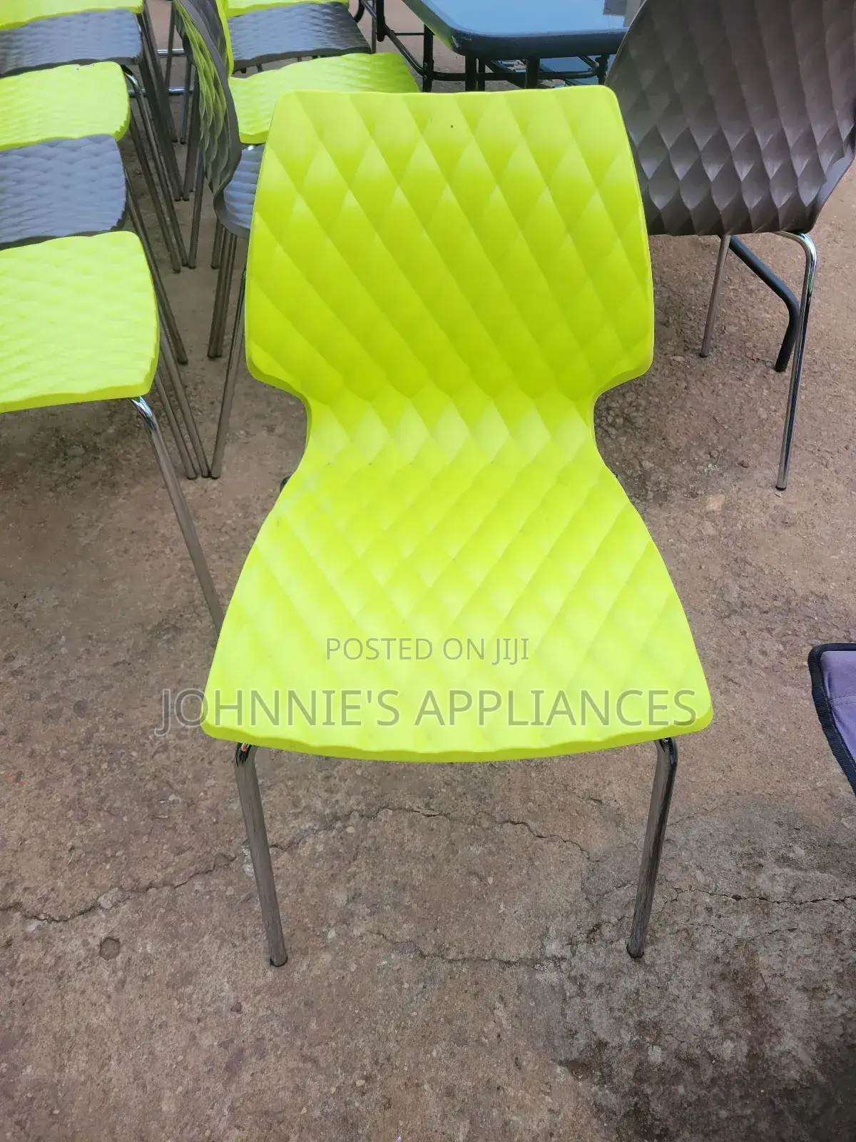London Used Stainless Steel Leg Chair With Heavy