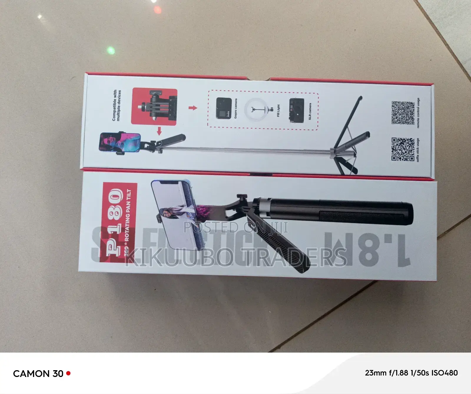180cm Length P180 Selfie Stick Tripod With Remote