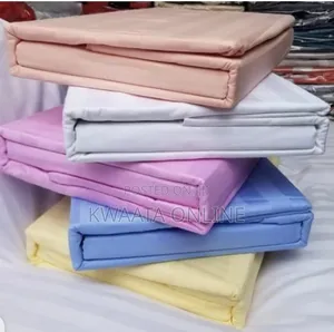 4 PC Set Star Luxe Hotel Bedsheets (6x6) King Size Striped Textured