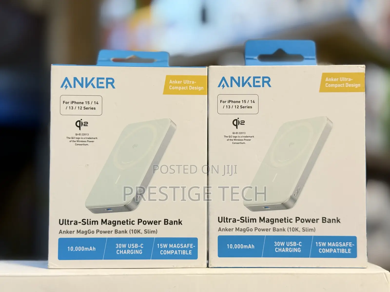 Anker Ultra Slim Magnetic Power Bank 10,000mah Magsafe (Anker Mag Go)