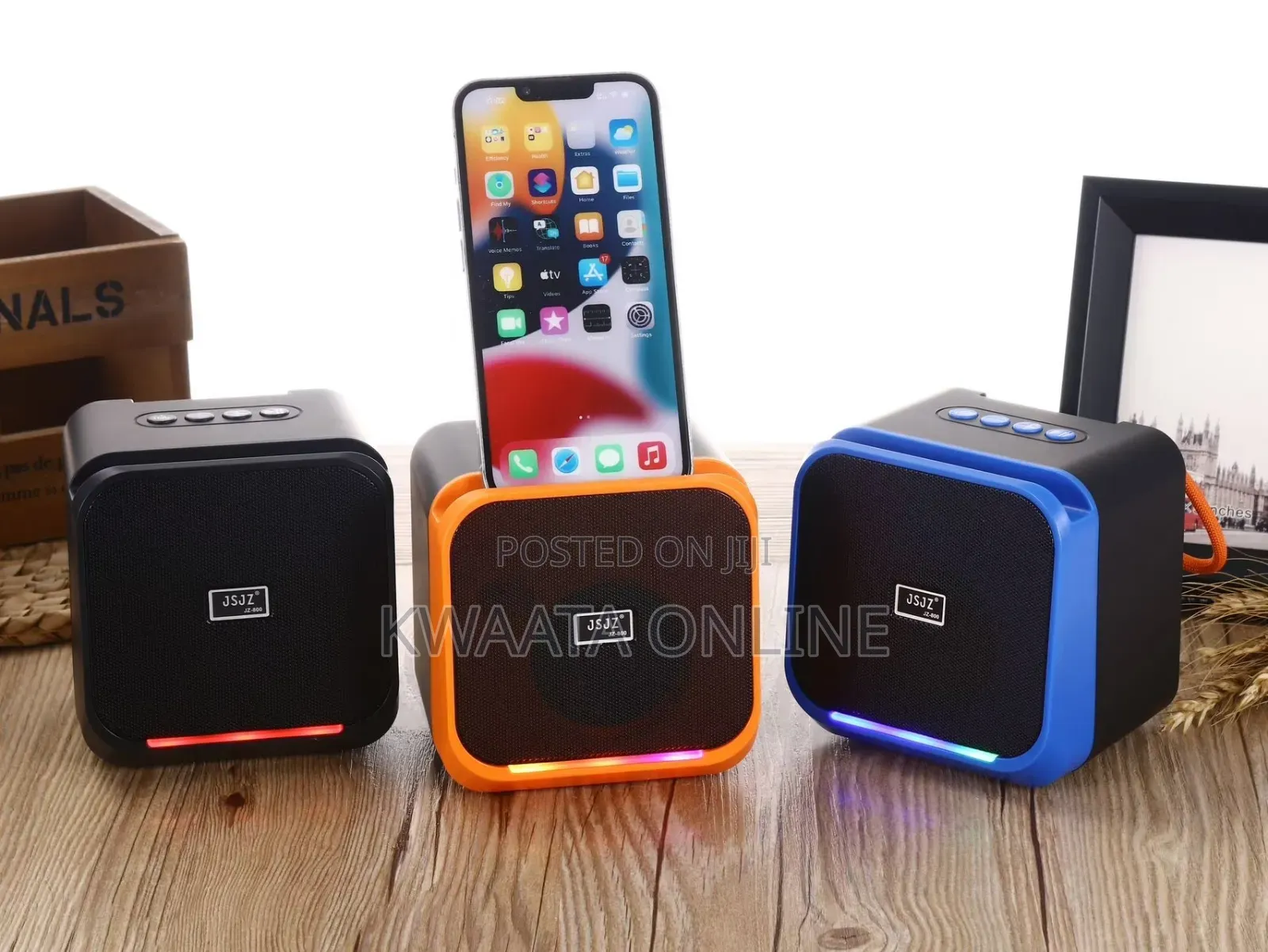 Jz-800 Portable Audio Player Fm Radio Mini Bluetooth Wireless Speaker