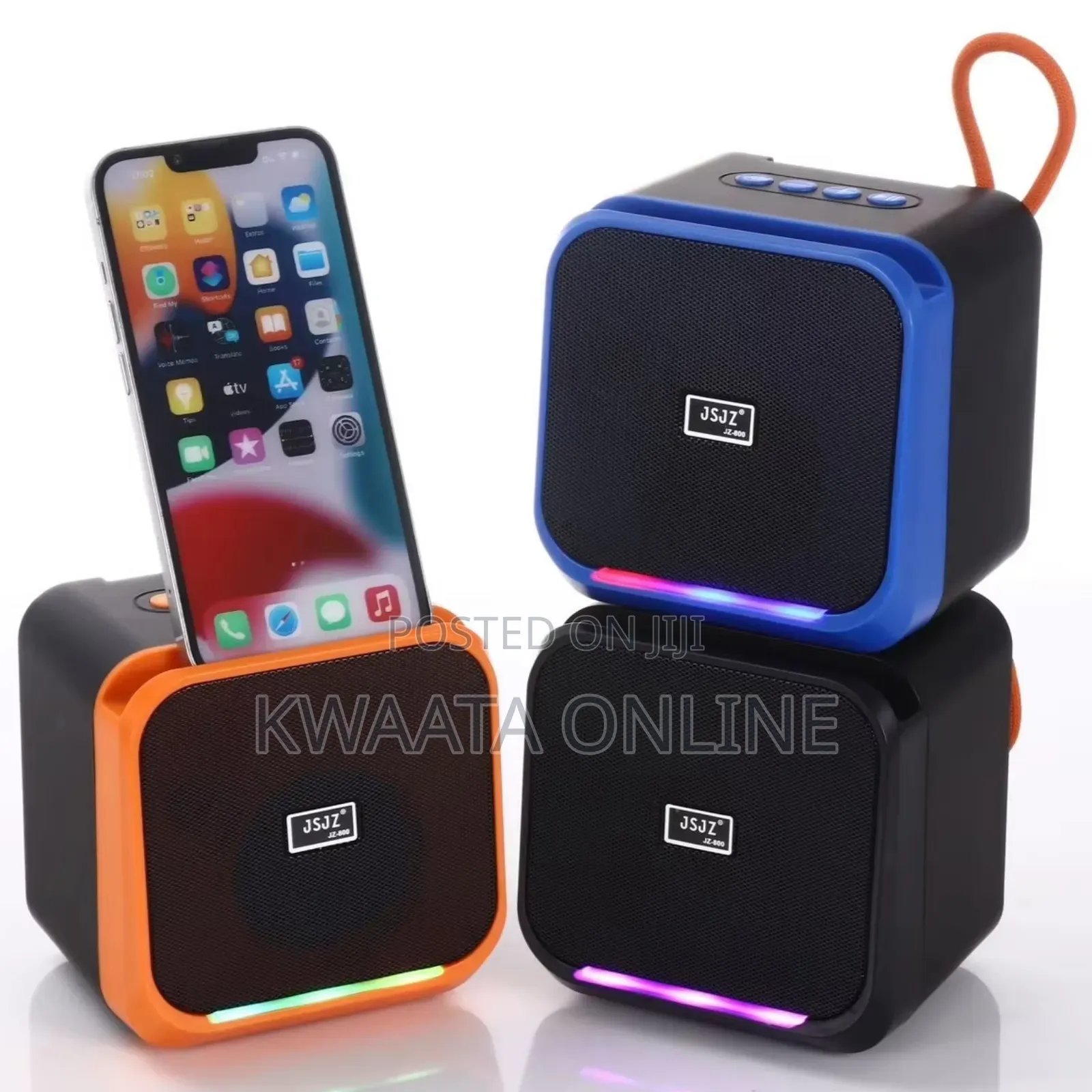Jz-800 Portable Audio Player Fm Radio Mini Bluetooth Wireless Speaker