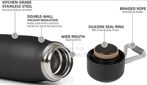 10hr Hot 30hr Cold 550ml Thermo Vacuum Bottle Flask