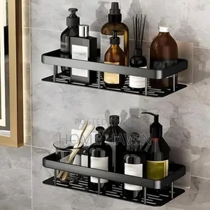 Aluminium Self Adhesive Bathroom Shelf