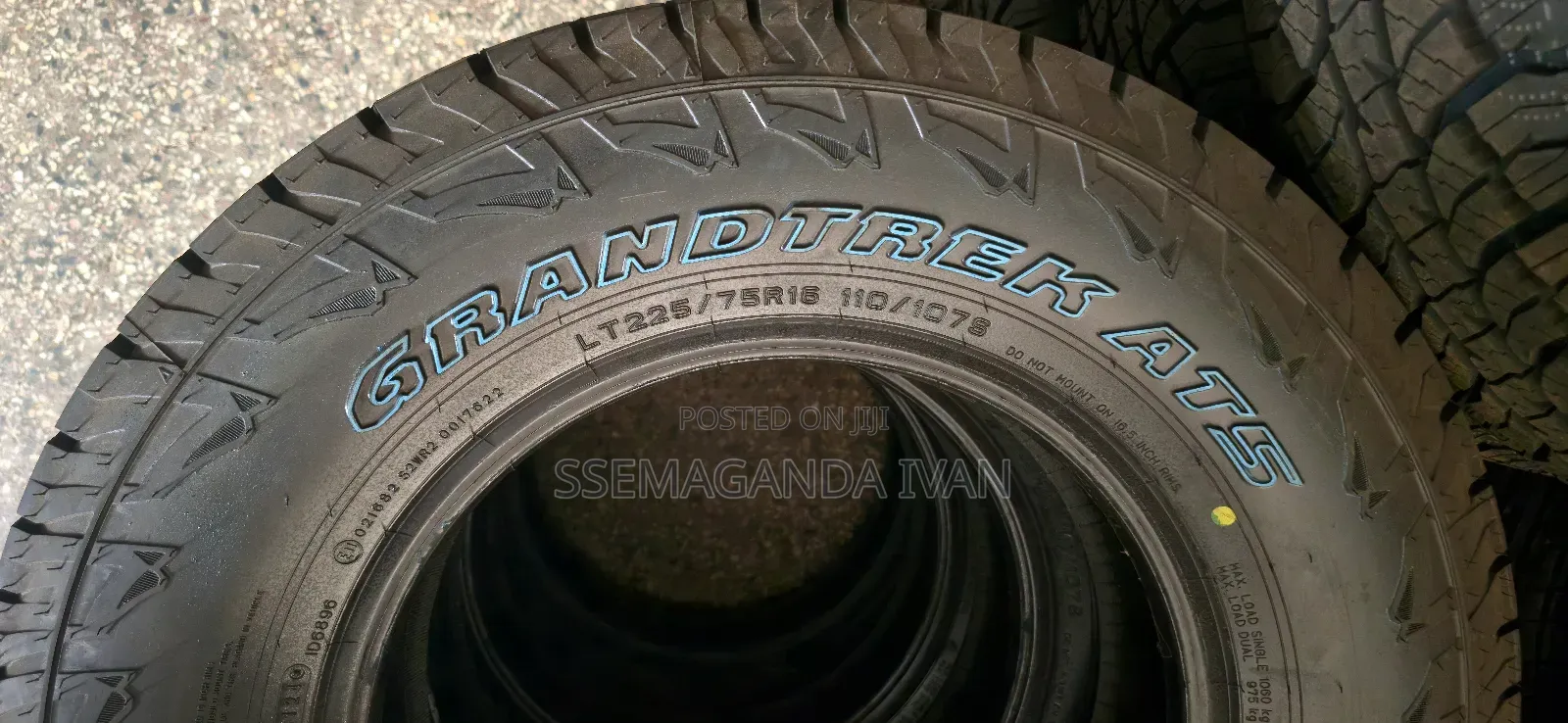 225/75r16 At5 Dunlop Grandtrek Brand New Tyres