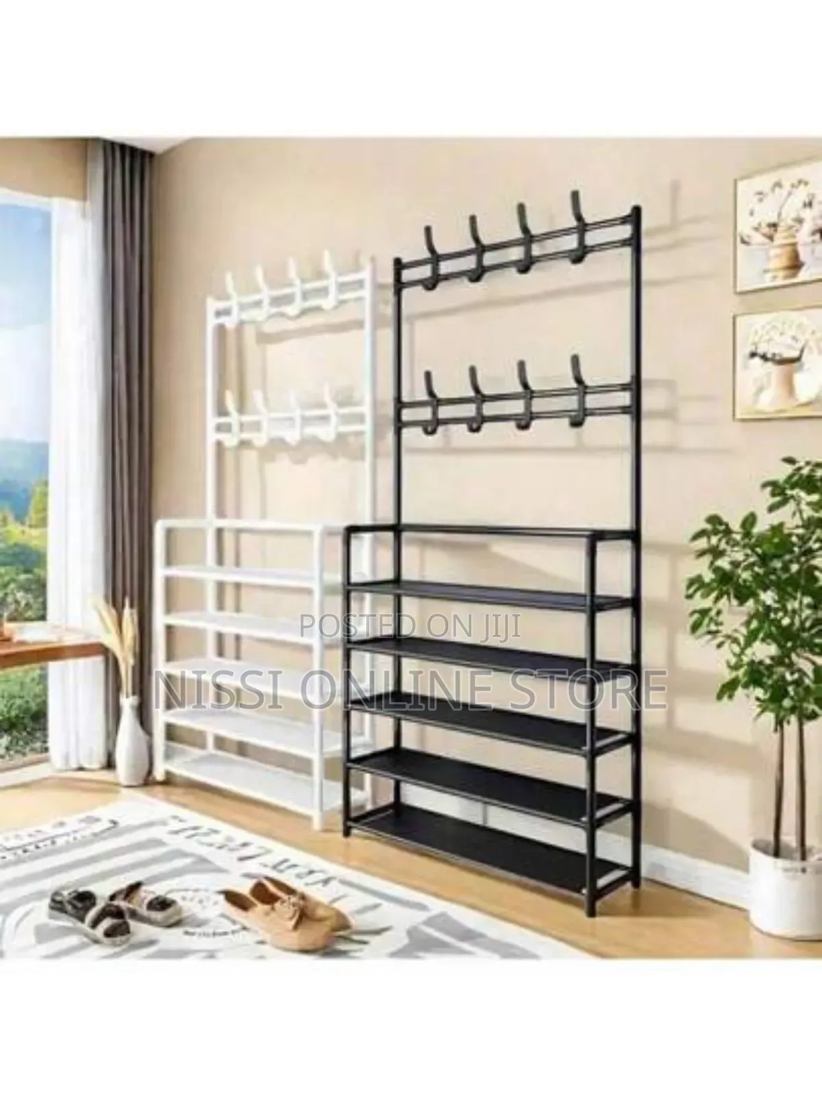 Multifunctional Shoe Rack With Coat Rack