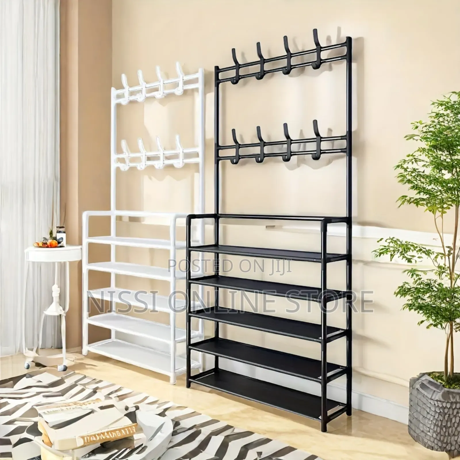 Multifunctional Shoe Rack With Coat Rack