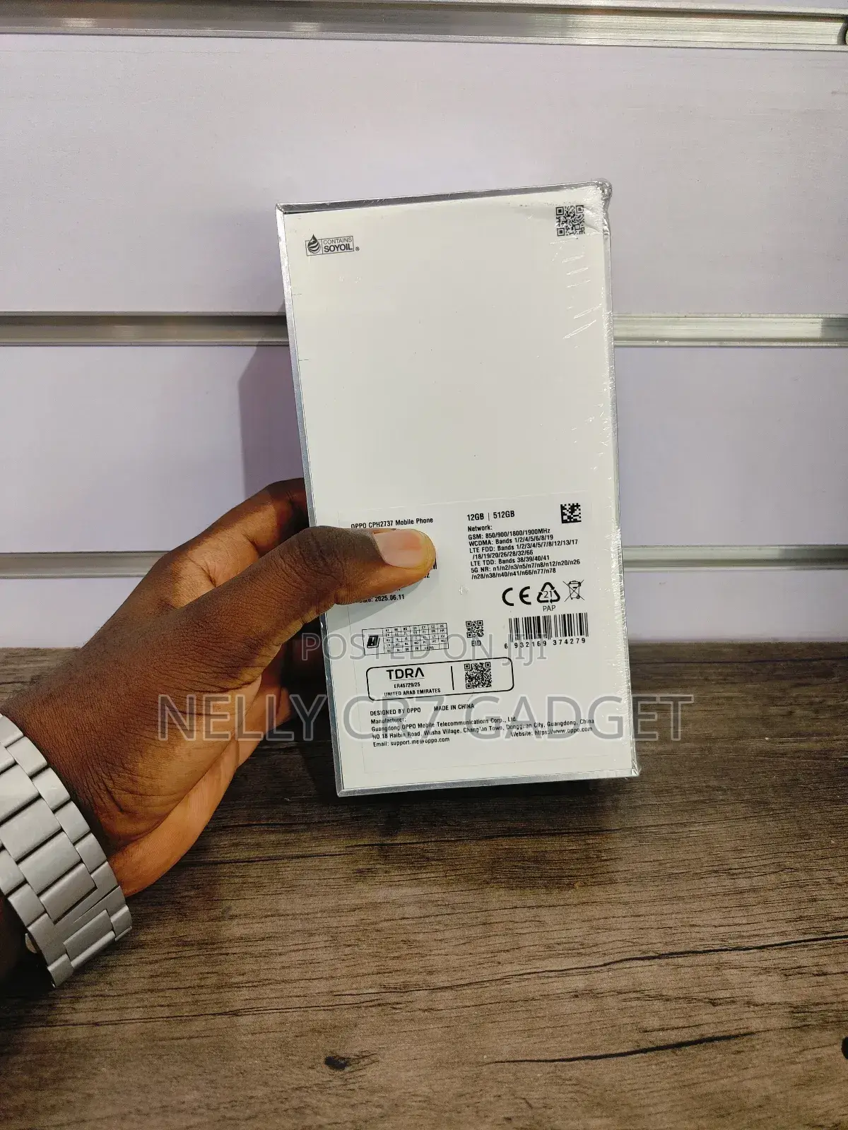 New Oppo Reno14 512 GB Black
