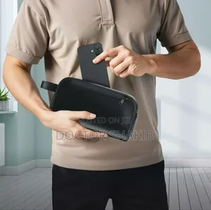 Green Lion Liora Fingerprint Bag With Leather Strip Led Indicator