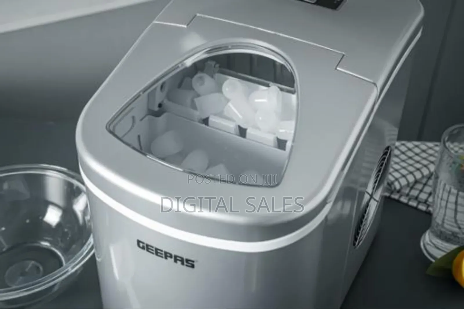 Ice Cube Machine Countertop, 12kg, 9 Pieces Ice Cubes