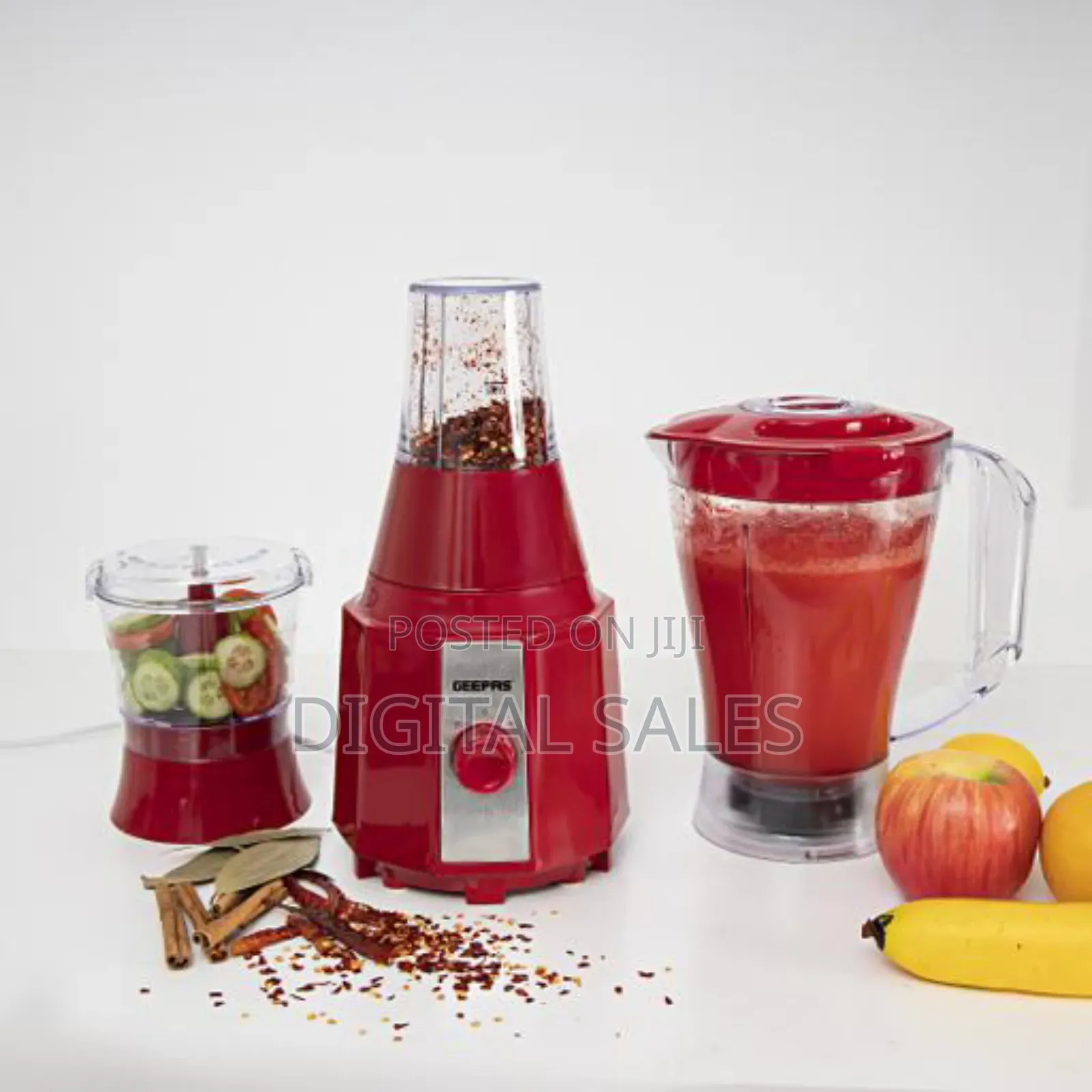 Geepas Blender GSB 9891 3in1/1.5l Jar/400w