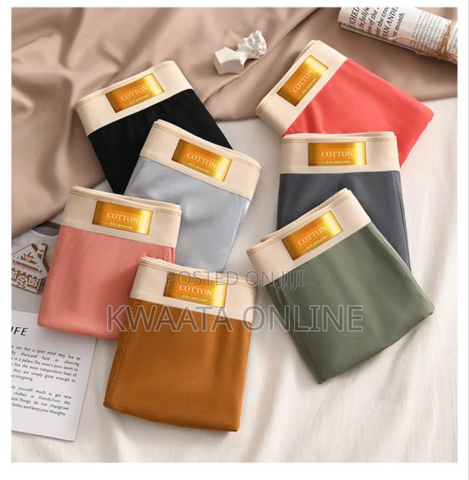 1 Piece Men Underwear Premium Cotton Boxer Shorts