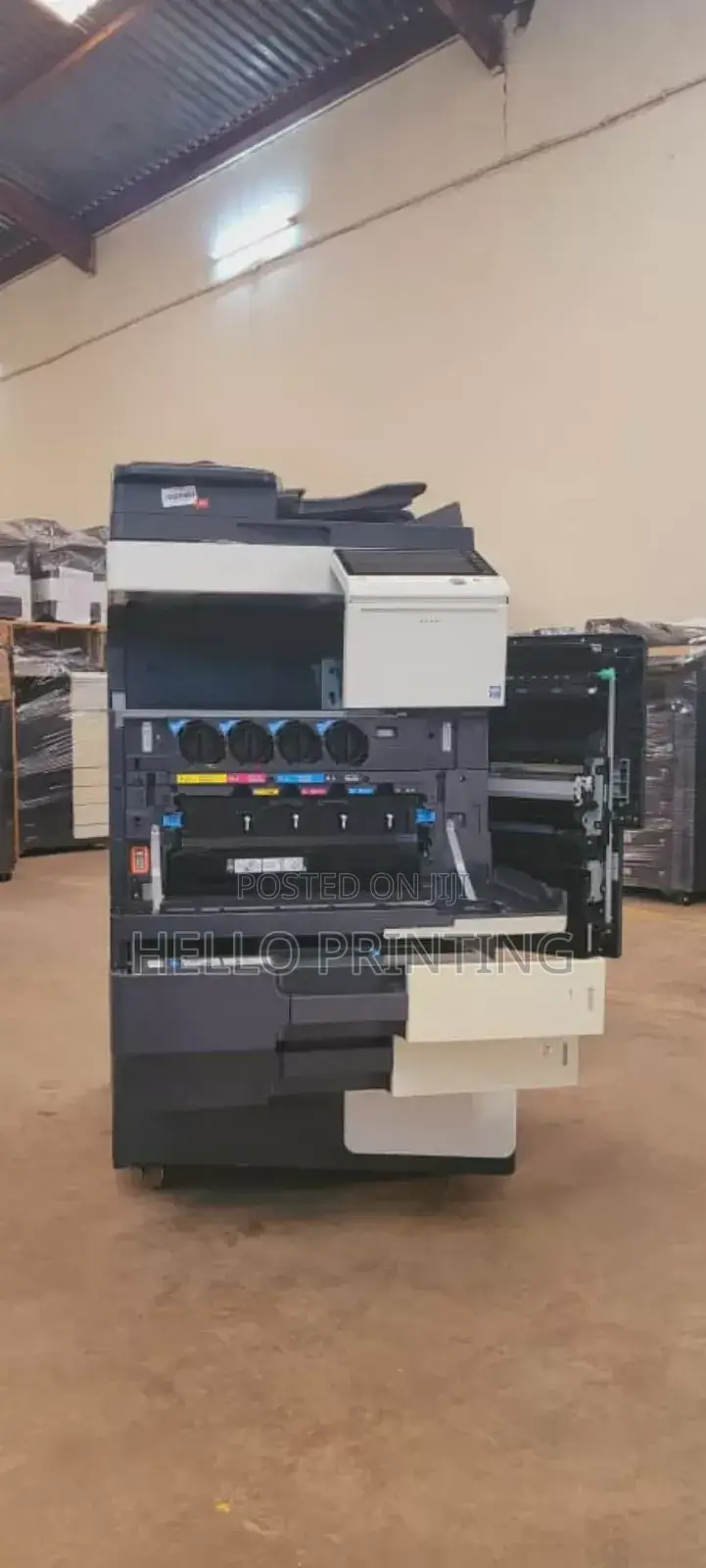 Dual Scan Bizhub C284e - Scan Both Sides in One Pass.