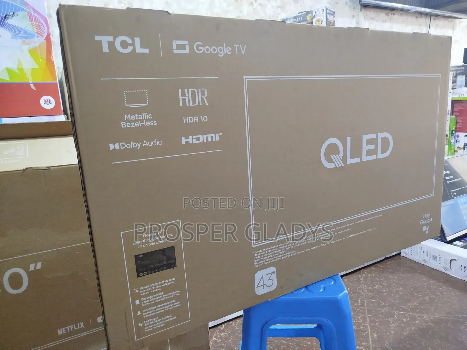 TCL Qled 43 Smart Digital Flat Screen Flameless