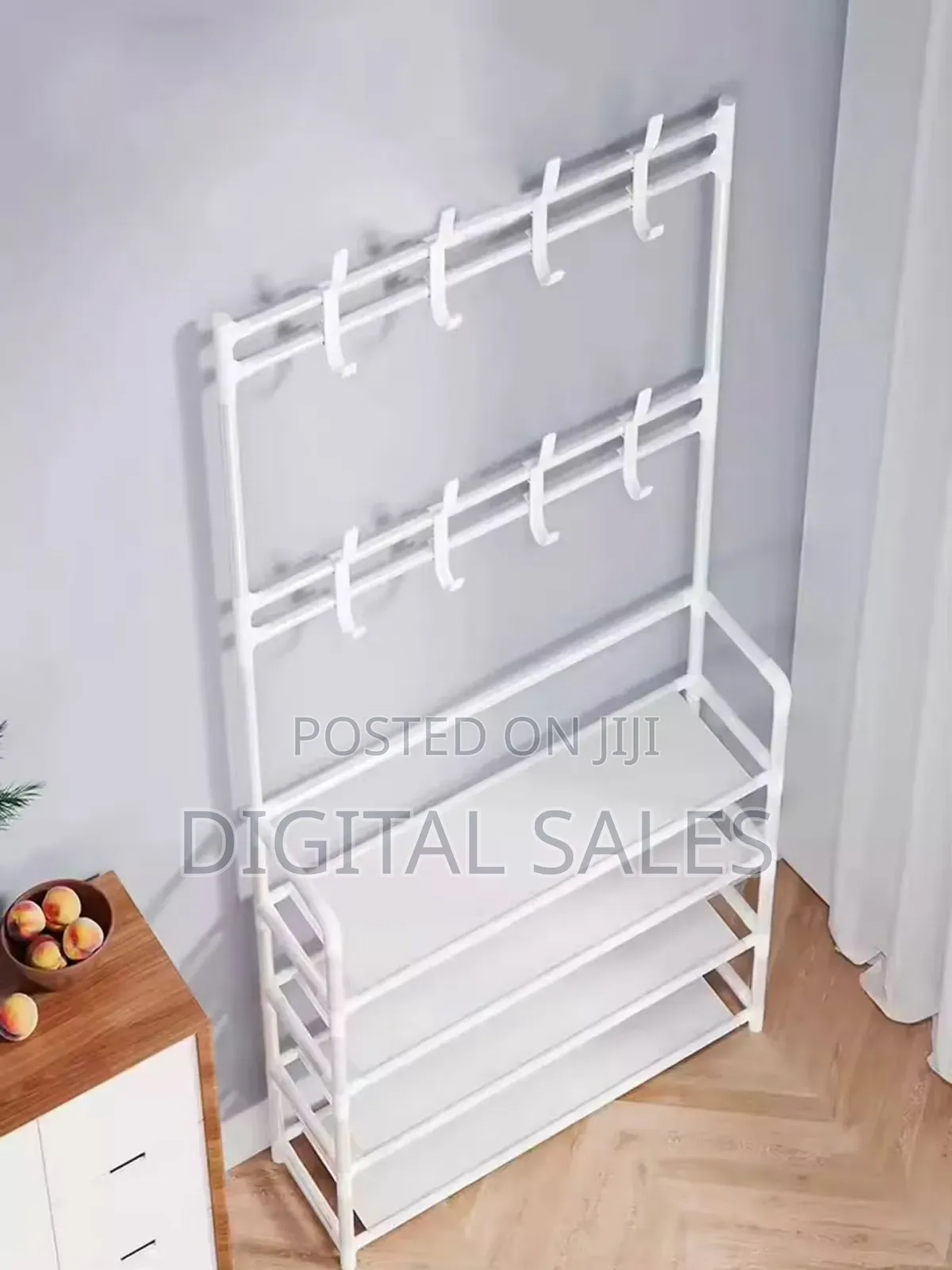 Stainless Steel Hat and Shoe Rack Organizer