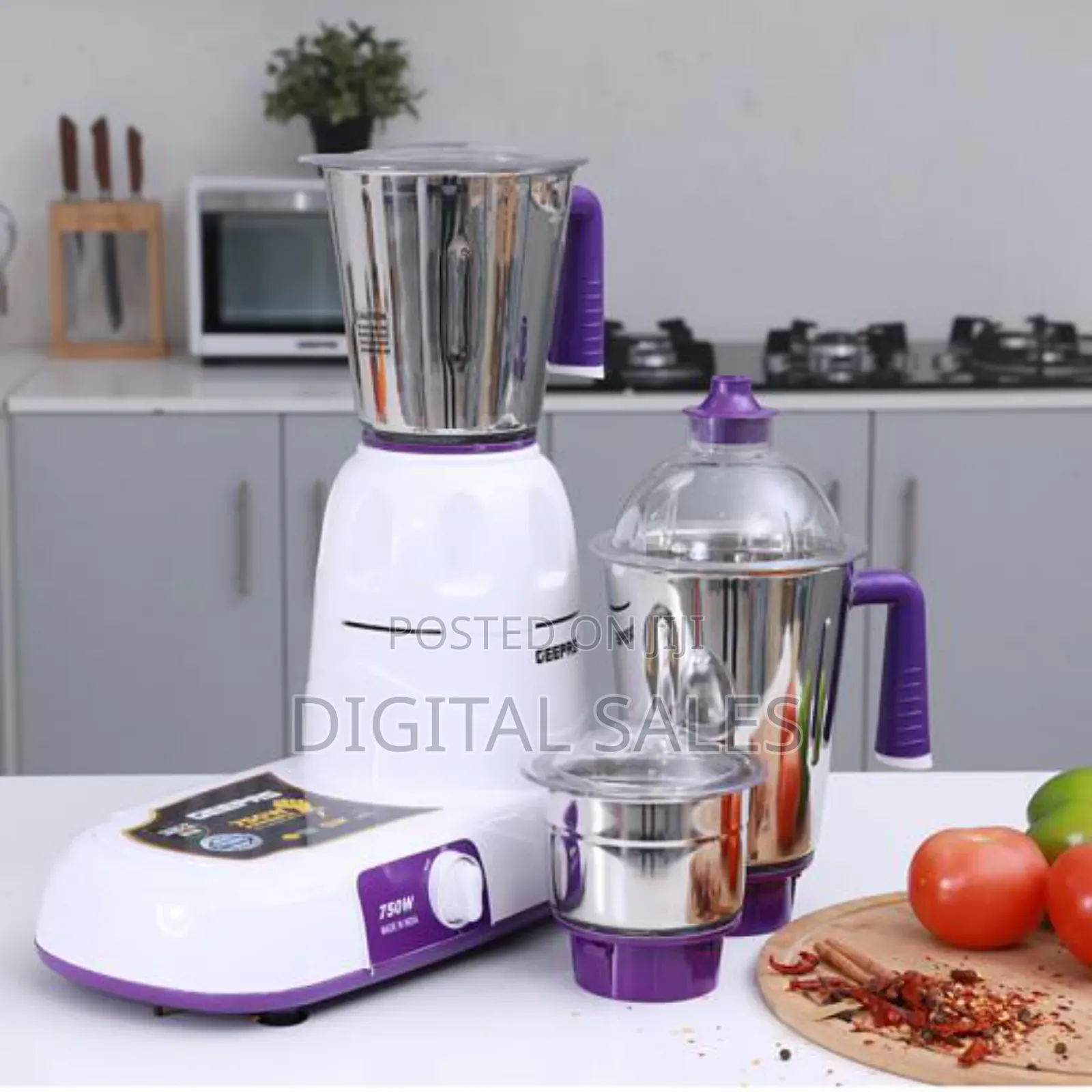 Geepas Blender GSB 9891 3in1/1.5l Jar/400w