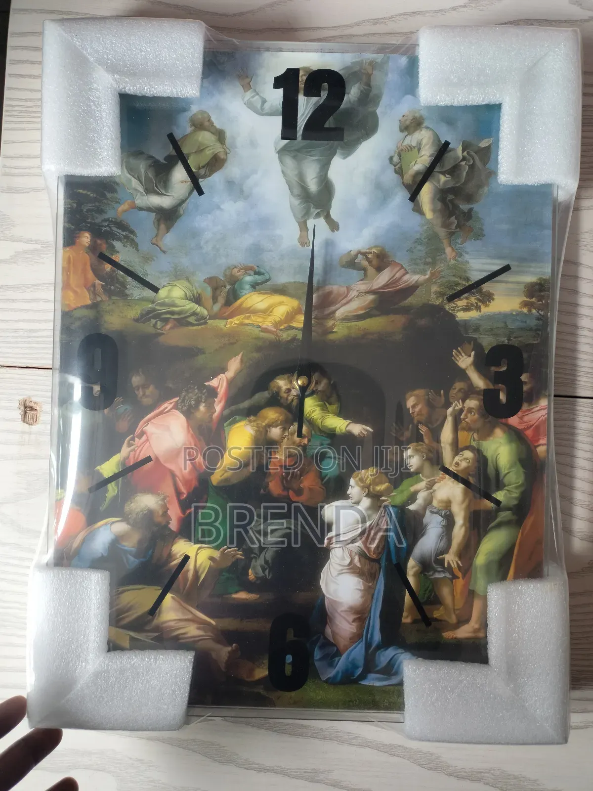 Brand New Christian Glass Wall Clocks