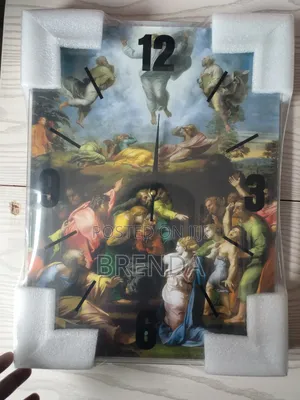 Brand New Christian Glass Wall Clocks