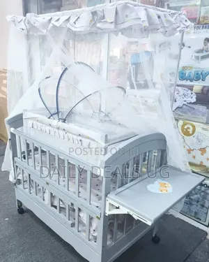 Baby Bed With a Table