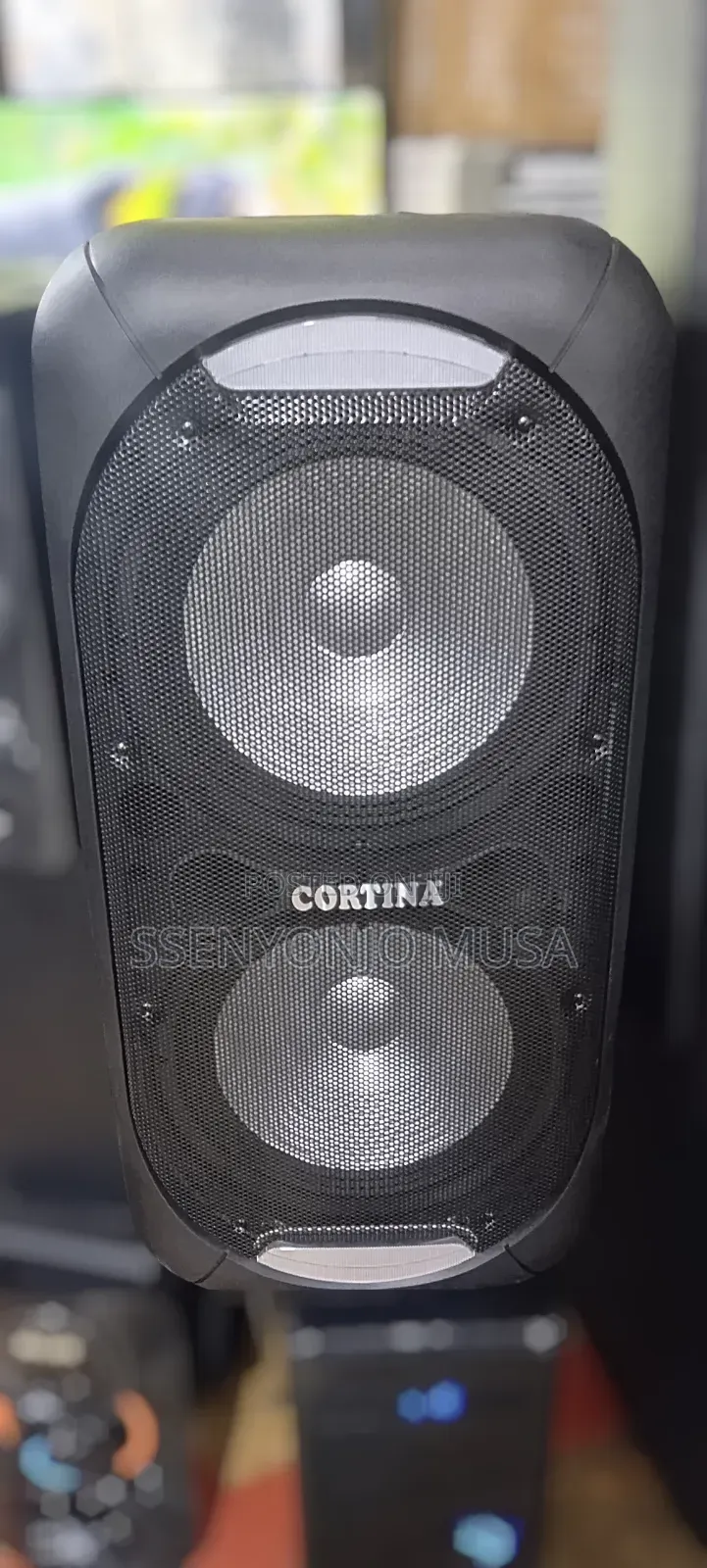 Cortina R CRX-007 12" Portable Pa Speaker With Microphones