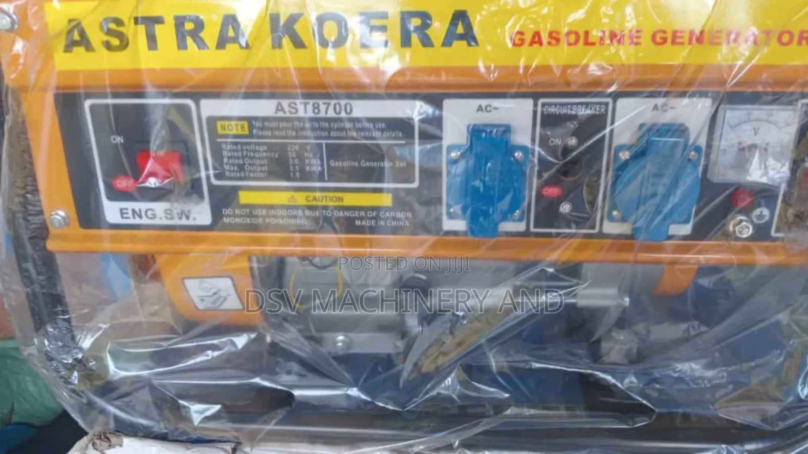 Astrakoera/ Astra Korea Gasoline Generator 3kva