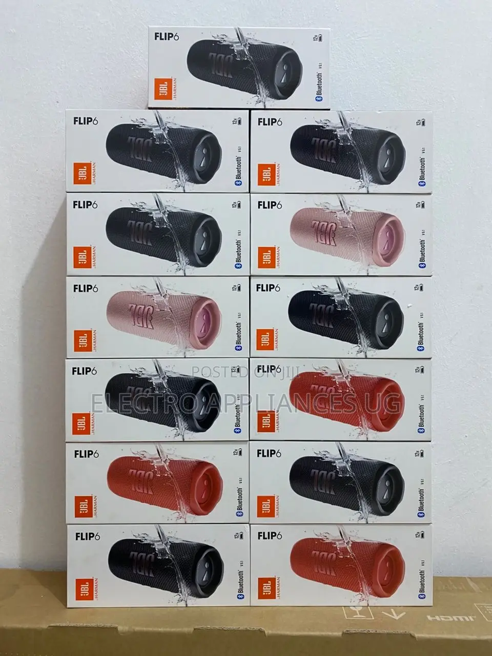 JBL Flip 6 Portable Bluetooth Speakers.