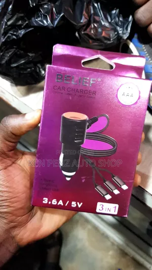 Car Phone and Laptop First Chargers