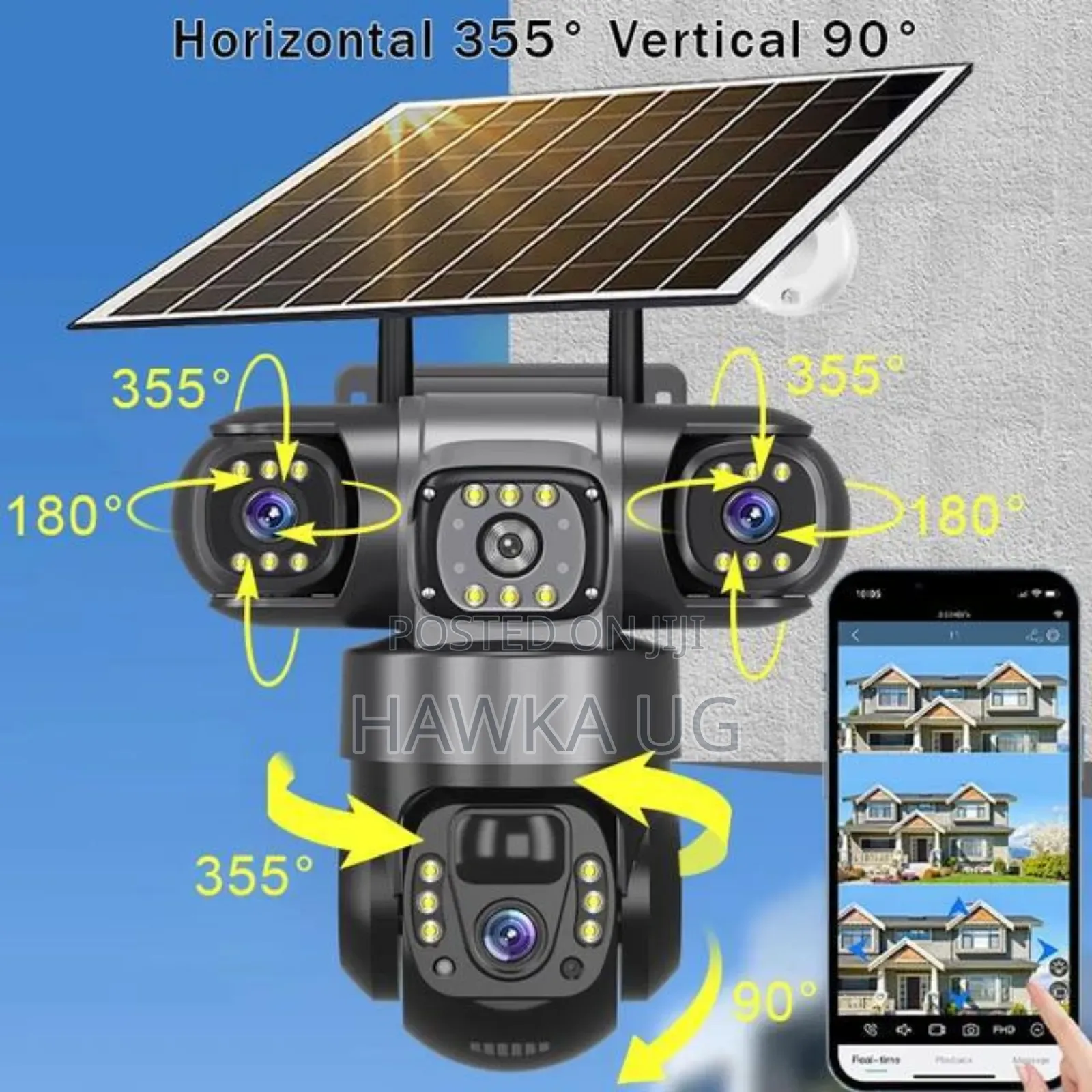 3 Lenses Solar Camera