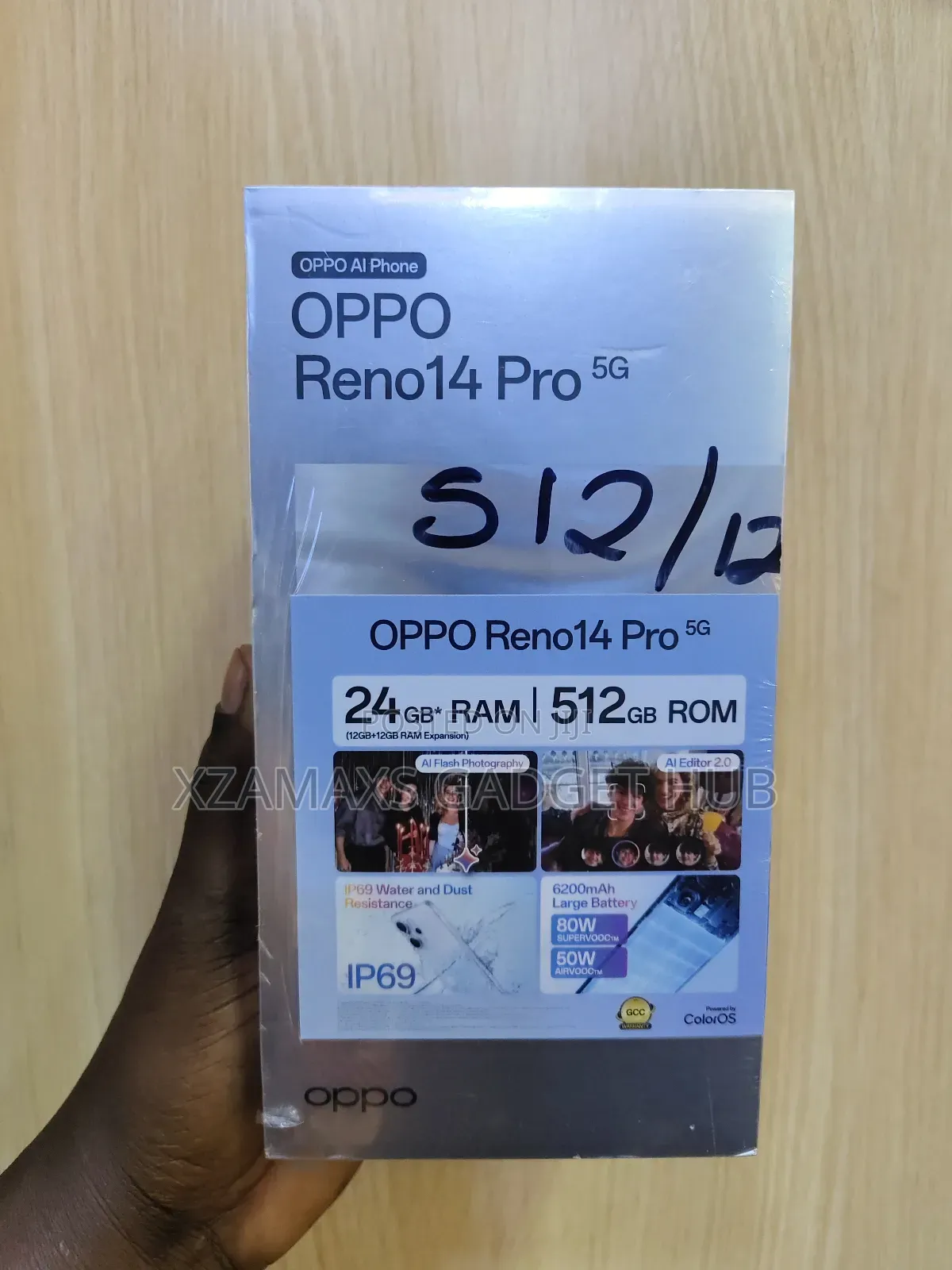 New Oppo Reno14 512 GB Black