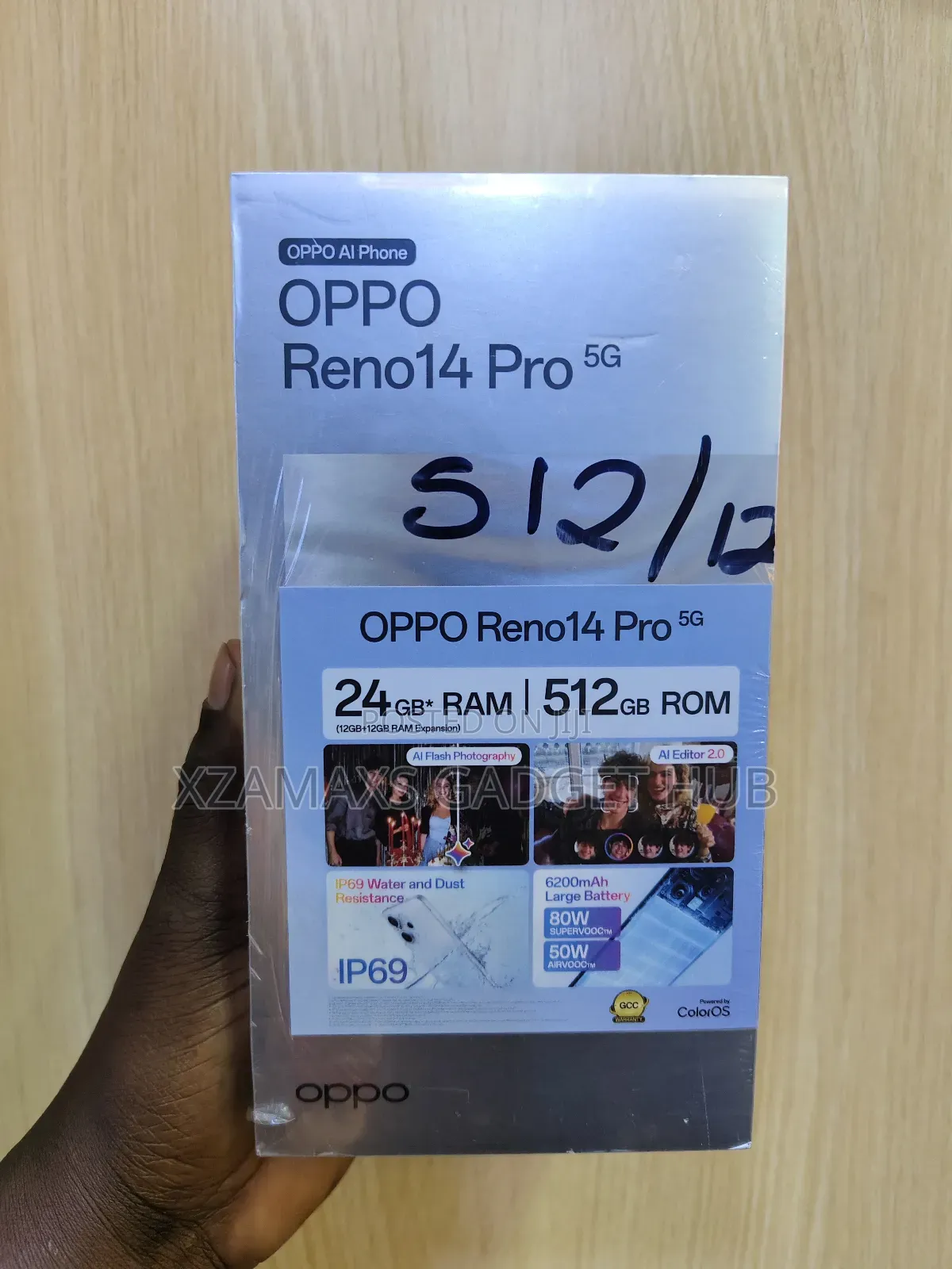New Oppo Reno14 512 GB Black