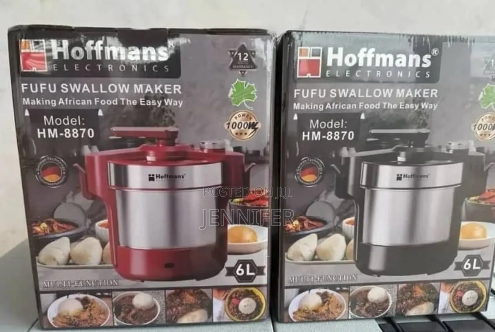 Hoffmans Fufu Swallow Maker, Model Hm-8870, a Multi-Functional
