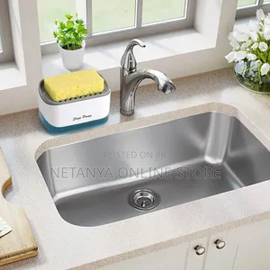 2in1 Kitchen Soap Dispenser With Sponge Holder
